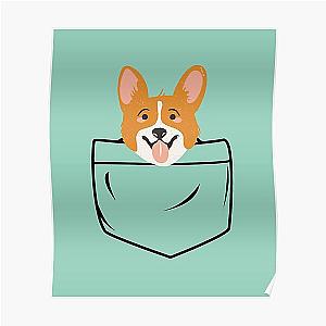 Dog In Pocket Posters - Dog in pocket Poster RB1011