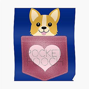 Dog In Pocket Posters - Dog in pocket Poster RB1011