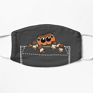 Dog In Pocket Face Masks - Jumping spider in my pocket Flat Mask RB1011