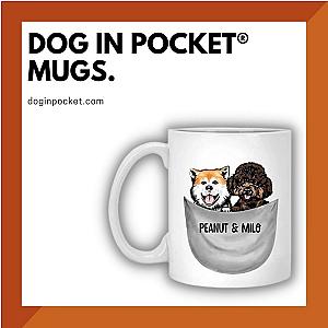 Dog In Pocket Mugs