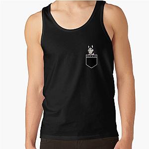 Dog In Pocket Tank Tops - Siberian Husky in Pocket  Tank Top RB1011