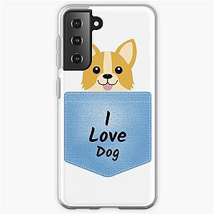 Dog In Pocket Cases - Dog in pocket Samsung Galaxy Soft Case RB1011