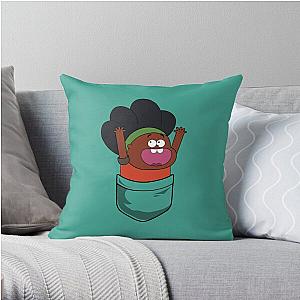 Dog In Pocket Pillows - Babs in the pocket Throw Pillow RB1011