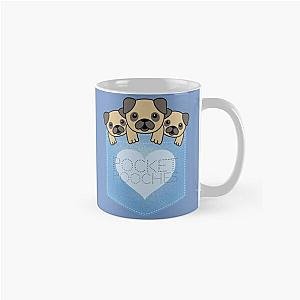 Dog In Pocket Mugs - Dog in pocket  Classic Mug RB1011