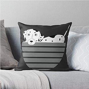 Dog In Pocket Pillows - Dog in pocket Throw Pillow RB1011