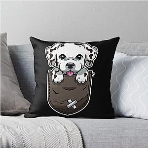 Dog In Pocket Pillows - Dog in your pocket Throw Pillow RB1011