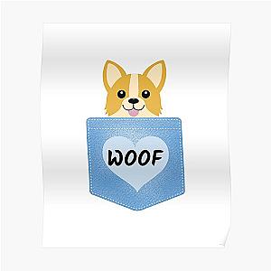 Dog In Pocket Posters - Dog In Pocket Poster RB1011