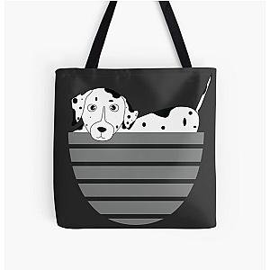 Dog In Pocket Bags - Dog in pocket All Over Print Tote Bag RB1011