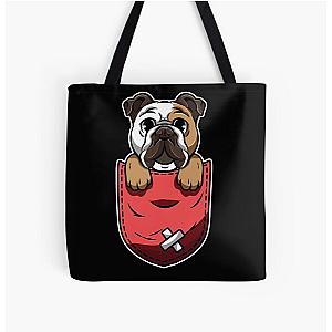 Dog In Pocket Bags - Dog in your pocket All Over Print Tote Bag RB1011