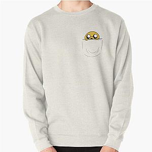 Dog In Pocket Sweatshirts - Jake in the pocket - Adventure Time Fan Art Pullover Sweatshirt RB1011