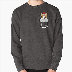 Dog In Pocket Sweatshirts - Corgi In Your Front Pocket Funny Christmas Costume Pullover Sweatshirt RB1011