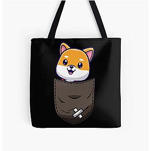 Dog In Pocket Bags - Copy of Dog in your pocket All Over Print Tote Bag RB1011