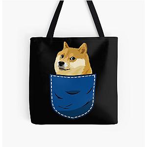 Dog In Pocket Bags - Dog in your pocket All Over Print Tote Bag RB1011