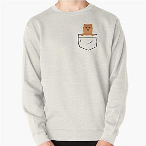 Dog In Pocket Sweatshirts - Dog in pocket Pullover Sweatshirt RB1011