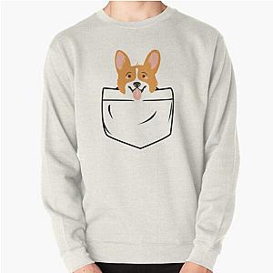 Dog In Pocket Sweatshirts - Dog in pocket Pullover Sweatshirt RB1011