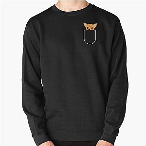 Dog In Pocket Sweatshirts - Dog In Pocket Pullover Sweatshirt RB1011