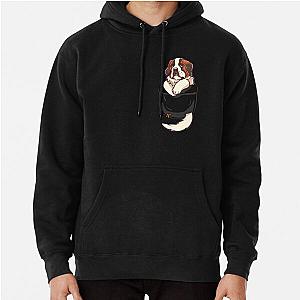 Dog In Pocket Hoodies - Pocket St Bernard Puppy Pullover Hoodie RB1011