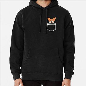 Dog In Pocket Hoodies - Dog in pocket Corgi In Pocket T-Shirt Pullover Hoodie RB1011