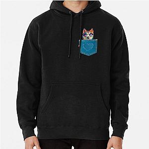 Dog In Pocket Hoodies - Dog In Pocket Pullover Hoodie RB1011