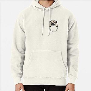 Dog In Pocket Hoodies - Pug Pocket Pullover Hoodie RB1011