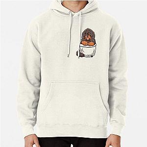 Dog In Pocket Hoodies - Pocket Tibetan Mastiff Pullover Hoodie RB1011