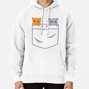 Dog In Pocket Hoodies - Fruits Basket Kyo, Tohru, And Yuki In Pocket Pullover Hoodie RB1011