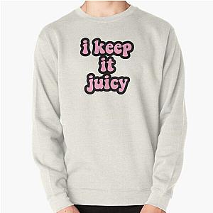 Doja Cat Sweatshirts - I keep It juicy hot pink Doja Cat  Pullover Sweatshirt RB1408