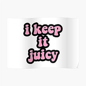 Doja Cat Posters - I keep It juicy hot pink Doja Cat  Poster RB1408