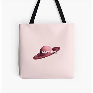 Doja Cat Bags - Doja Cat Planet Her All Over Print Tote Bag RB1408