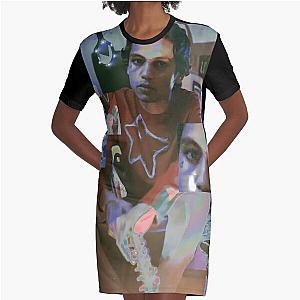 Dominic Fike Artwork  Graphic T-Shirt Dress