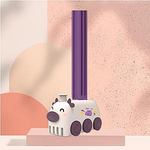 Purple Cow Animal Domino Train Toy With No Domino