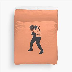 Duvet Cover featuring Don Toliver Orange Jacket Drawing