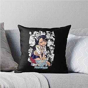 Don't Toy with Me Miss Nagatoro Anime Throw Pillow