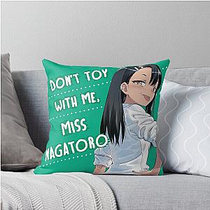 Graphic from Don't Toy with Me, Miss Nagatoro Throw Pillow