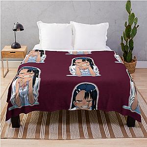 Smiling Nagatoro Throw Blanket