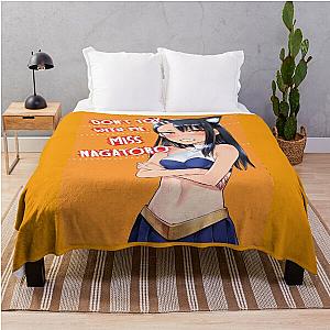 Graphic from Please don't Toy with Me, Miss Nagatoro Throw Blanket