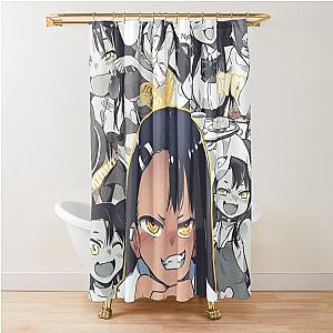 Nagatoro Hayase - The Sassy Waifu from Don't Toy with Me Miss Nagatoro anime and manga Shower Curtain