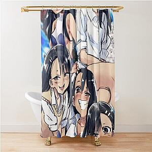 Hayase Nagatoro - The Sassy Waifu from Don't Toy with Me Miss Nagatoro anime and manga Shower Curtain