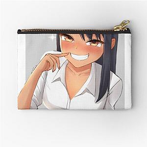 Nagatoro Hayase - The Sassy Waifu from Don't Toy with Me Miss Nagatoro anime and manga Zipper Pouch