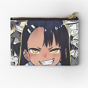 Nagatoro Hayase - The Sassy Waifu from Don't Toy with Me Miss Nagatoro anime and manga Zipper Pouch