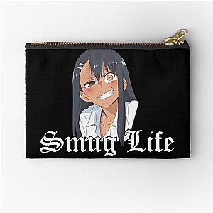 Smug Life Nagatoro White Font Zipper Pouch