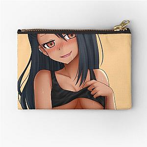 Nagatoro Hayase - The Sassy Waifu from Don't Toy with Me Miss Nagatoro anime and manga Zipper Pouch