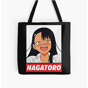 Miss Nagatoro  Joue pas avec T-shirt All Over Print Tote Bag
