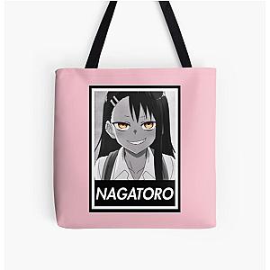 Nagatoro San Don't Mess With Me All Over Print Tote Bag