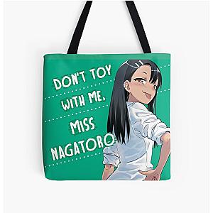 Graphic From Miss Nagatoro Dont Toy with Me All Over Print Tote Bag