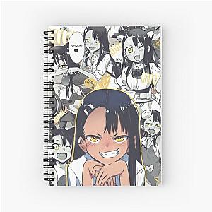 Nagatoro Hayase - The Sassy Waifu from Don't Toy with Me Miss Nagatoro anime and manga Spiral Notebook
