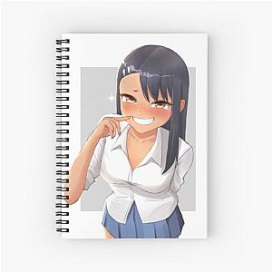 Nagatoro Hayase - The Sassy Waifu from Don't Toy with Me Miss Nagatoro anime and manga Spiral Notebook