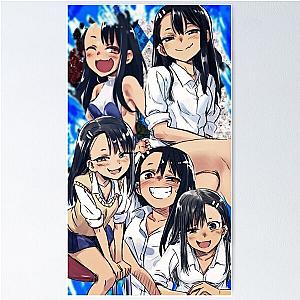 Nagatoro Hayase - The Sassy Waifu from Don't Toy with Me Miss Nagatoro anime and manga Poster
