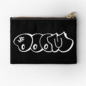 white MF logo Zipper Pouch