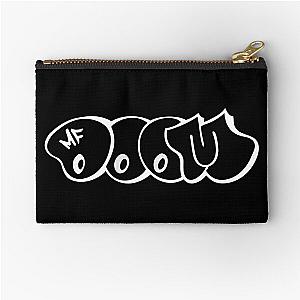 best white mf logo Zipper Pouch